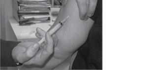 Immunisation deltoid muscle